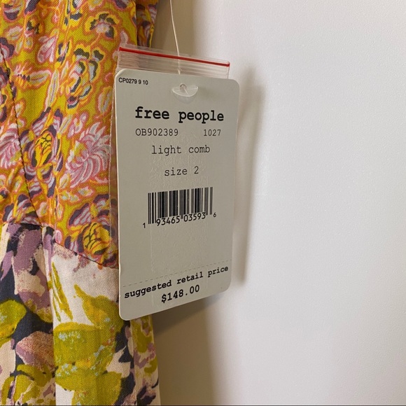 NWT Free People Lover Boy Floral Maxi Dress - Picture 7 of 8